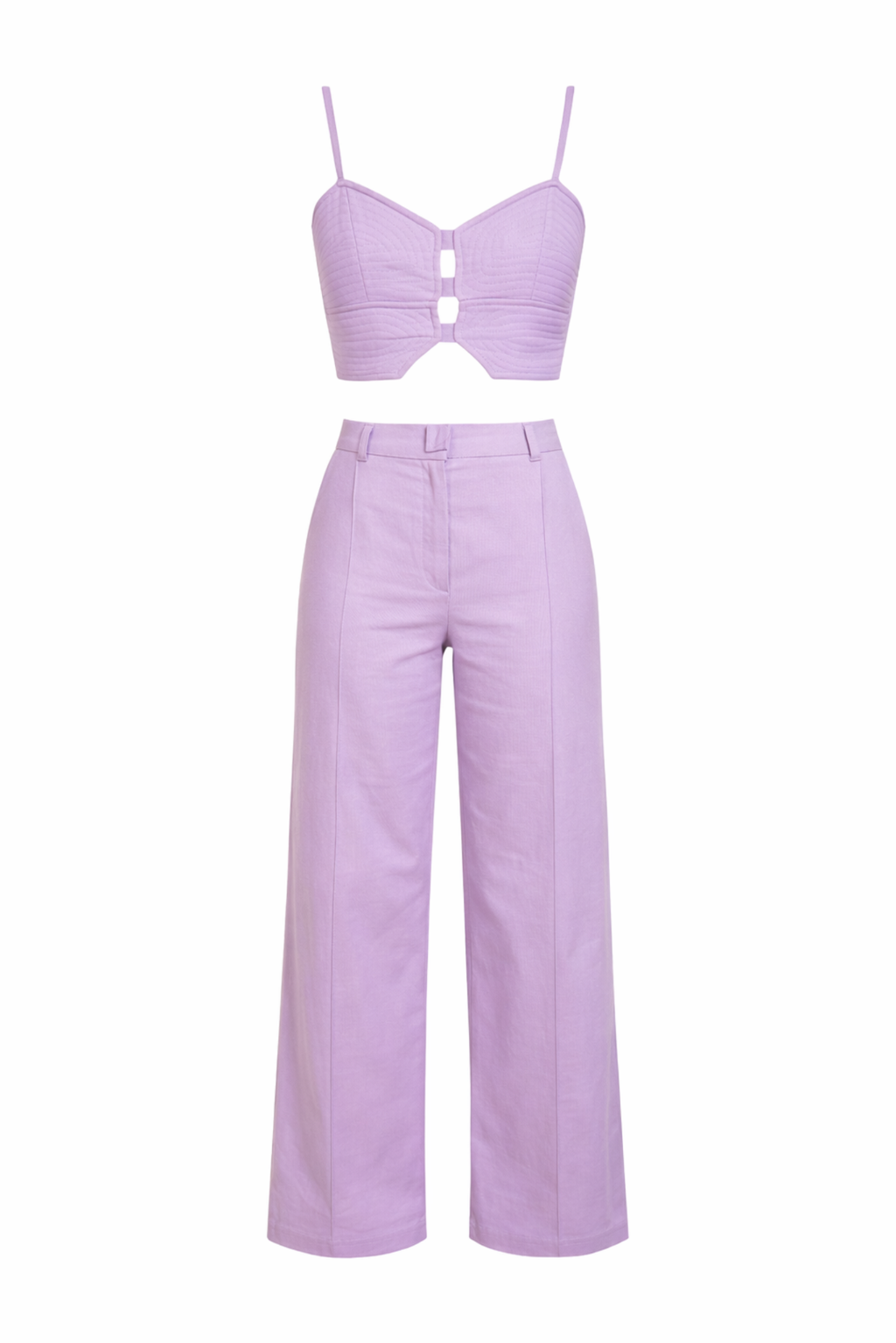 LILAC PANTS SET