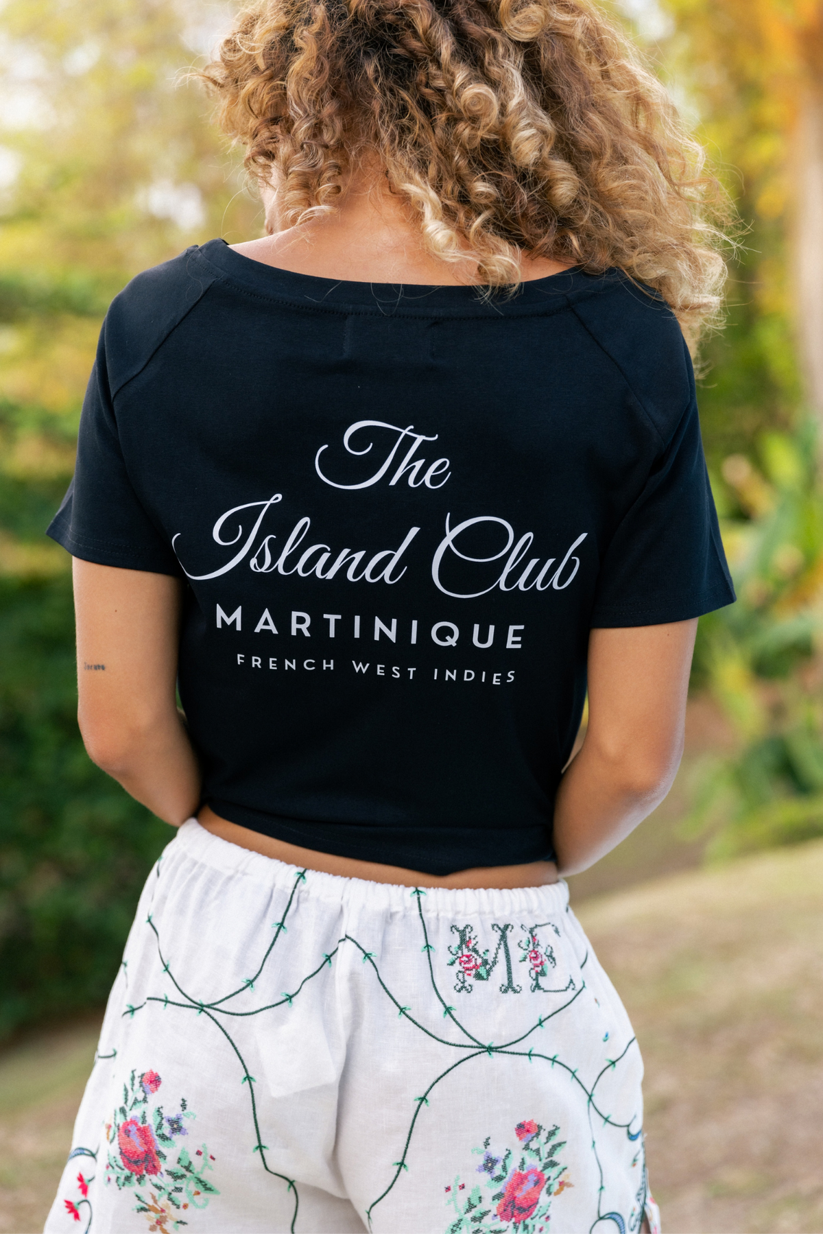 THE ISLAND CLUB TEE MARTINIQUE - NOIR