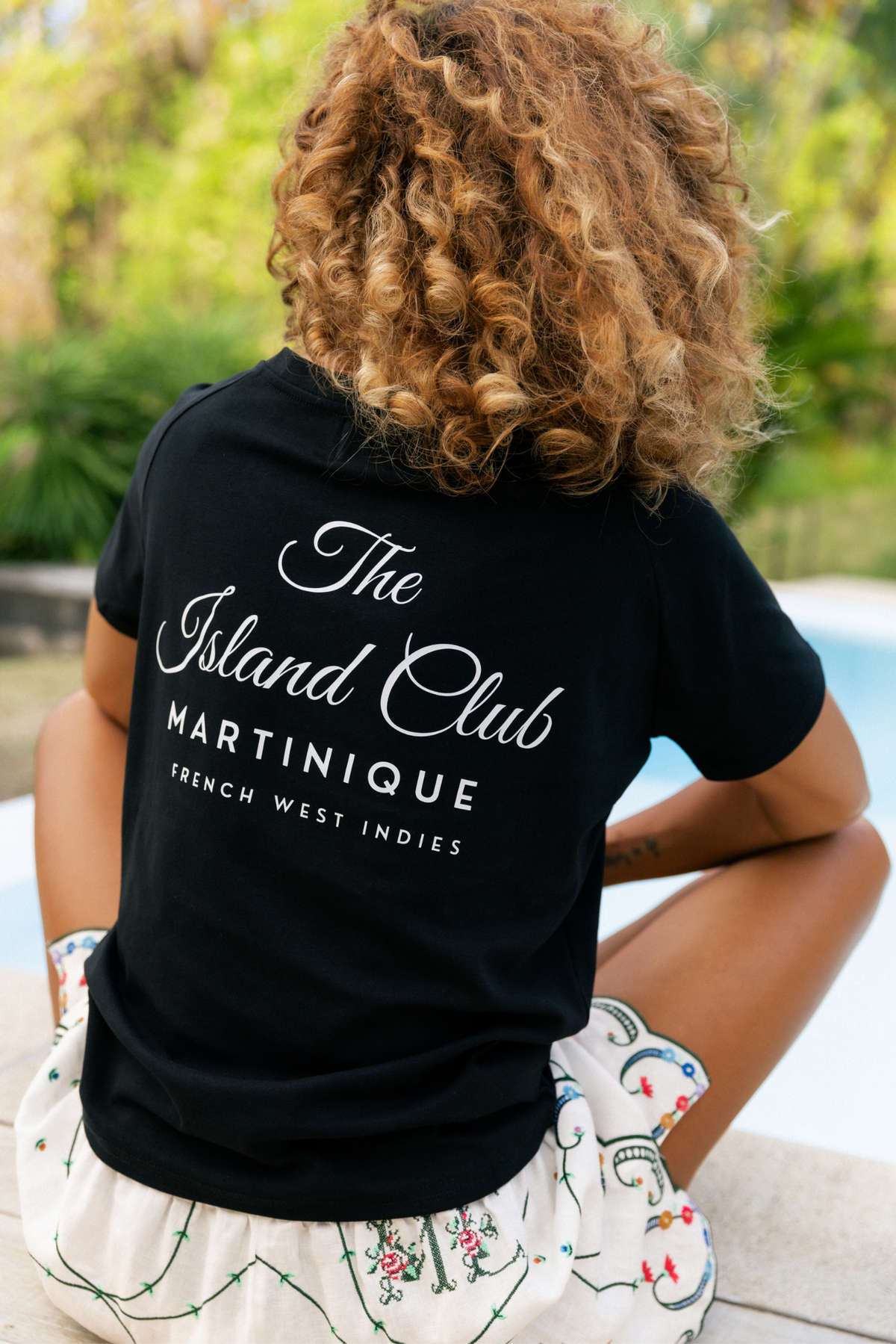 THE ISLAND CLUB TEE MARTINIQUE - NOIR