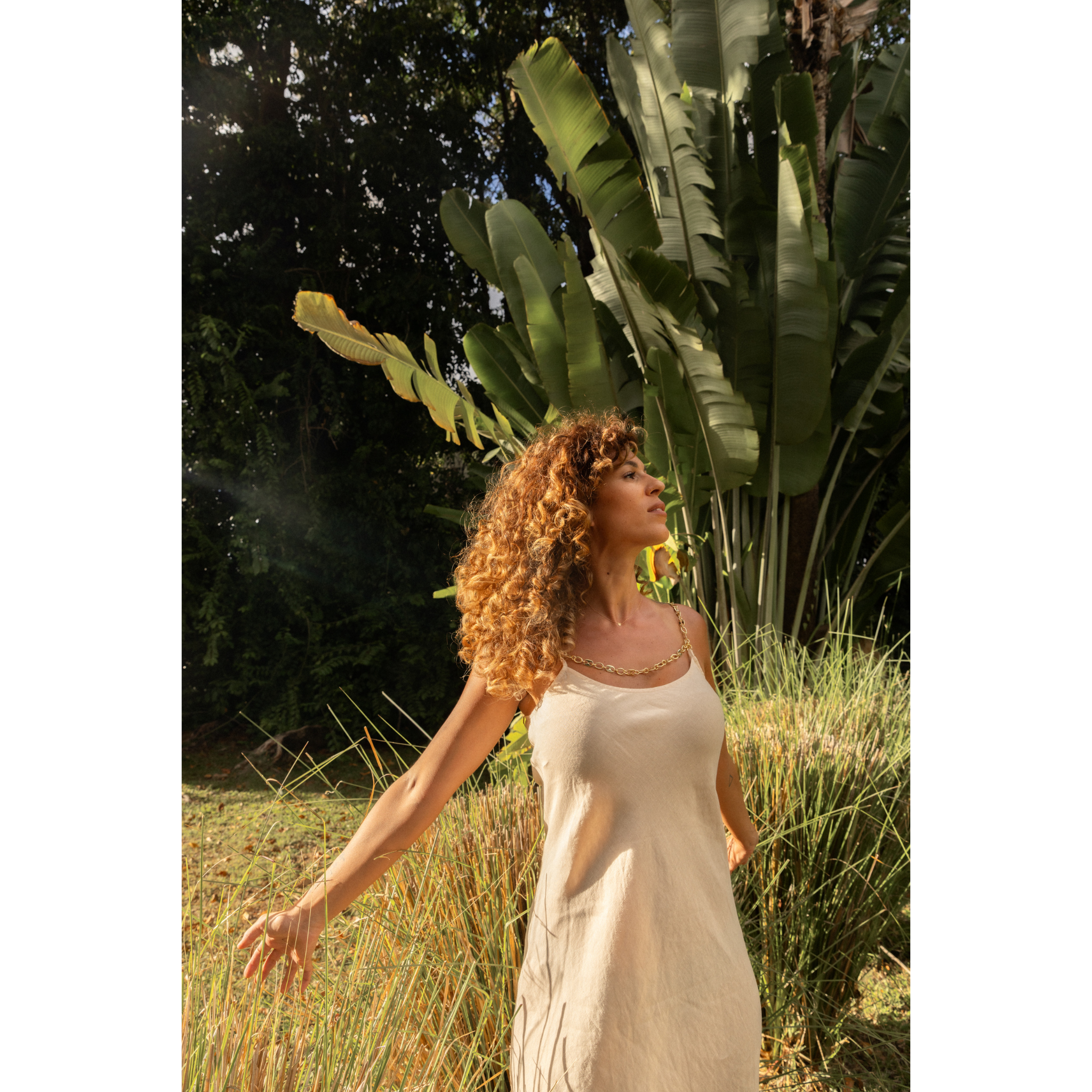 LOLA GOLD CHAIN DRESS