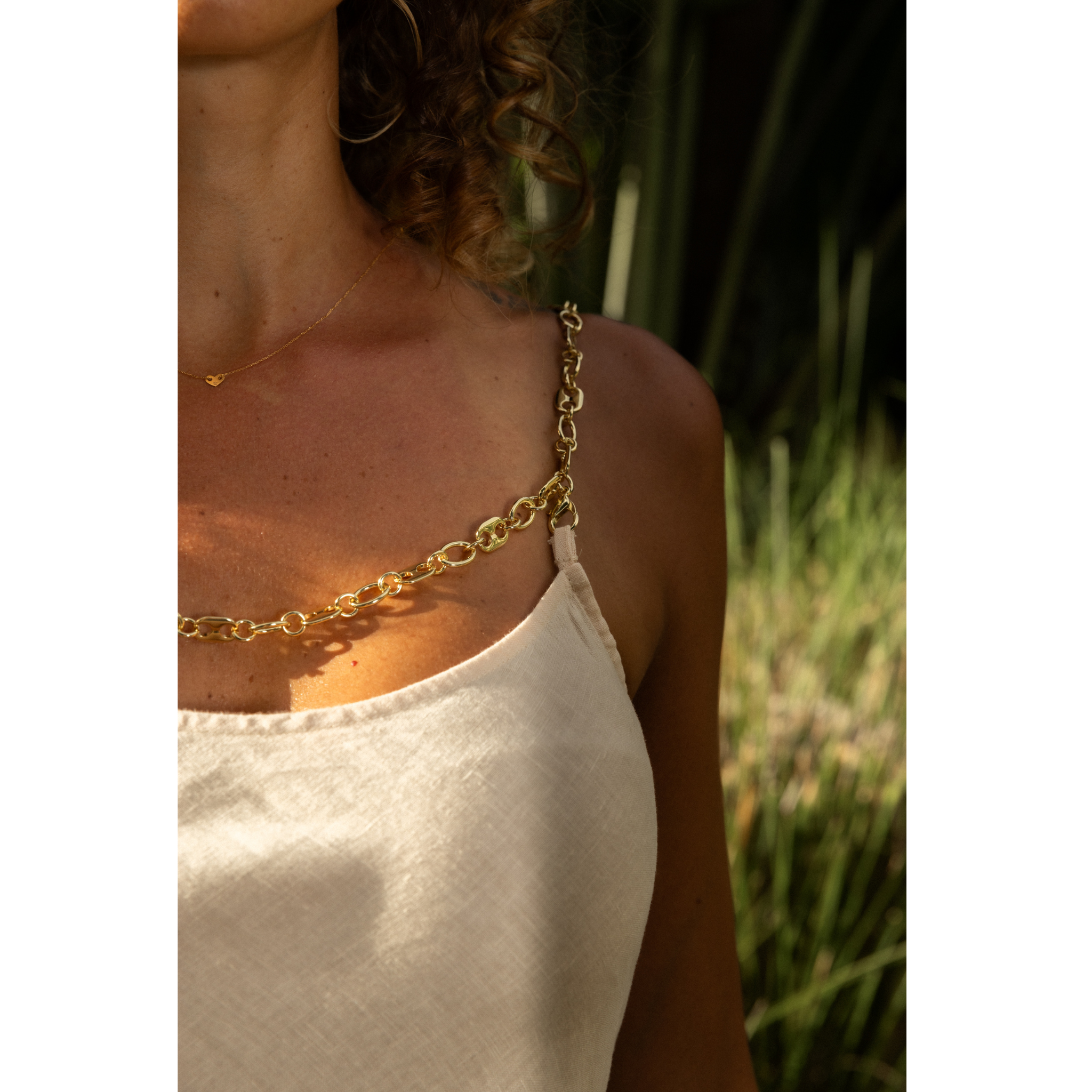 LOLA GOLD CHAIN DRESS
