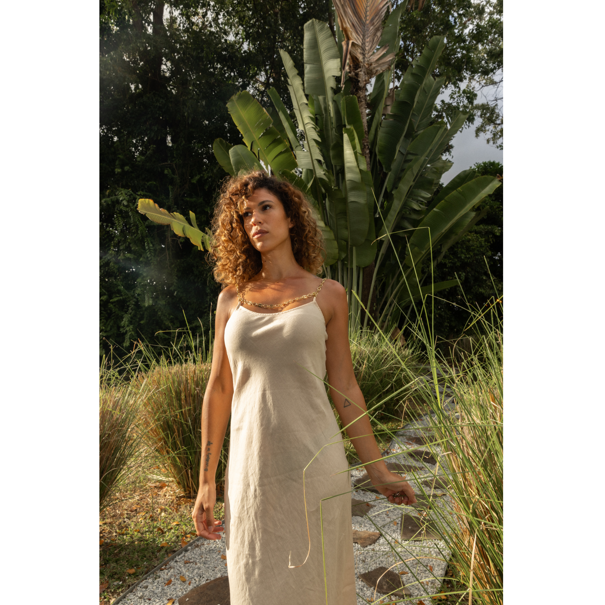 LOLA GOLD CHAIN DRESS
