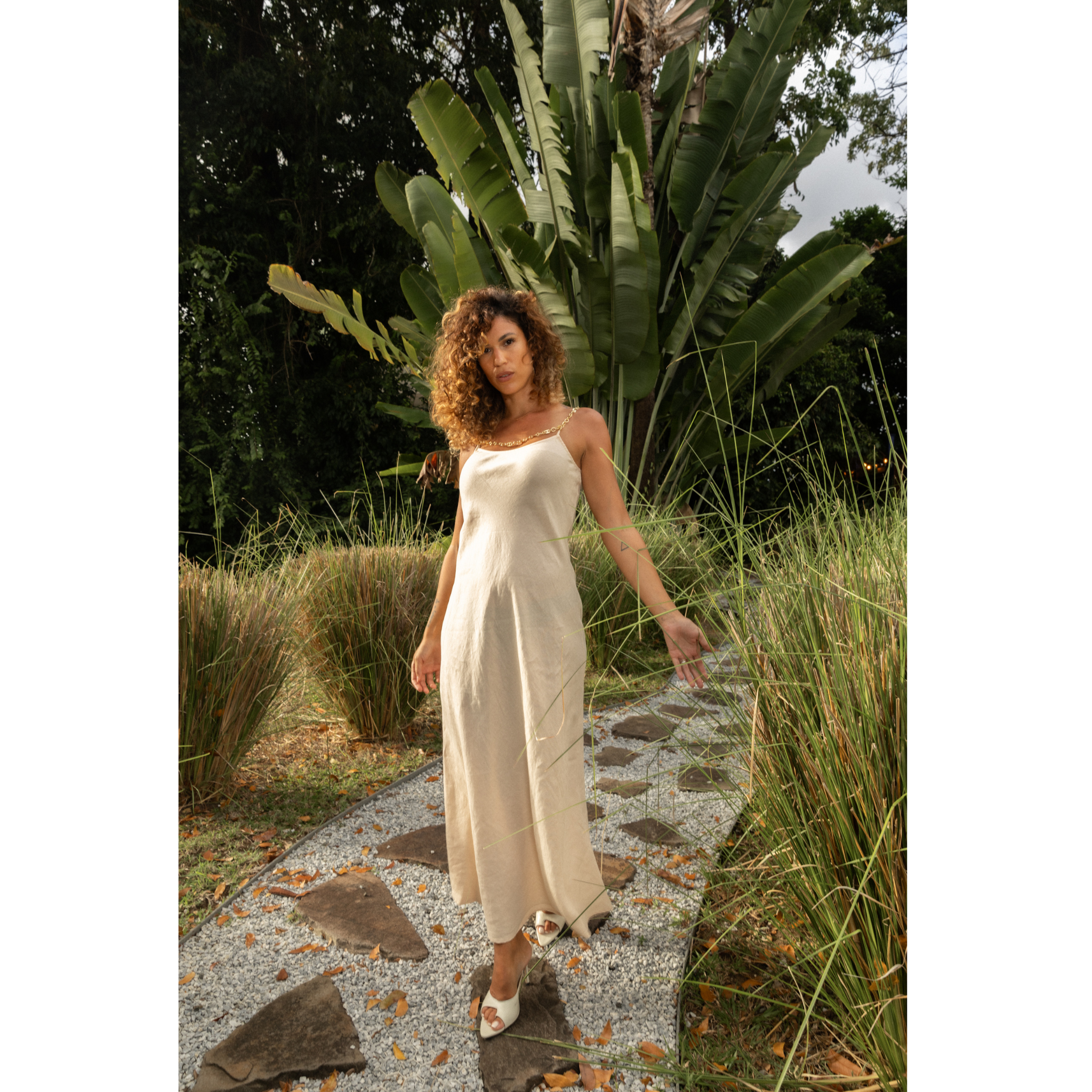 LOLA GOLD CHAIN DRESS