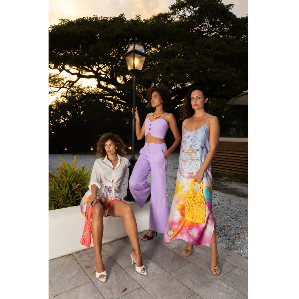 LILAC PANTS SET
