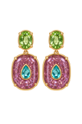 BOUCLES D’OREILLES GEMMA — ROSE & VERT
